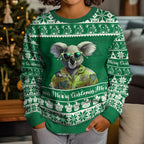 personalised-australia-koala-christmas-kid-ugly-christmas-sweater-santa-koala-stay-cool
