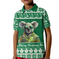 personalised-australia-koala-christmas-kid-polo-shirt-santa-koala-stay-cool