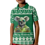 personalised-australia-koala-christmas-kid-polo-shirt-santa-koala-stay-cool