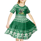 personalised-australia-koala-christmas-kid-short-sleeve-dress-santa-koala-stay-cool