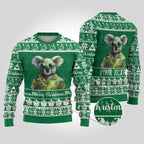 personalised-australia-koala-christmas-ugly-christmas-sweater-santa-koala-stay-cool