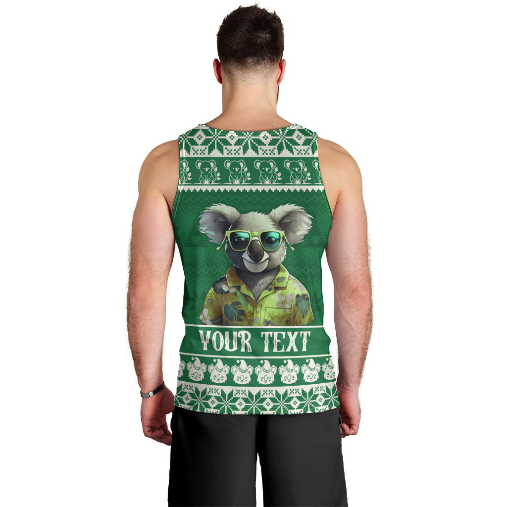 personalised-australia-koala-christmas-men-tank-top-santa-koala-stay-cool