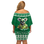 personalised-australia-koala-christmas-off-shoulder-short-dress-santa-koala-stay-cool