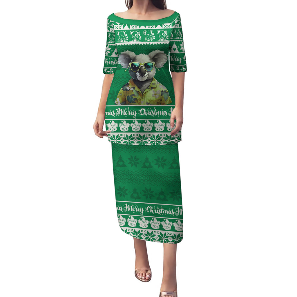 personalised-australia-koala-christmas-puletasi-santa-koala-stay-cool