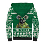 personalised-australia-koala-christmas-sherpa-hoodie-santa-koala-stay-cool