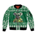 personalised-australia-koala-christmas-sleeve-zip-bomber-jacket-santa-koala-stay-cool