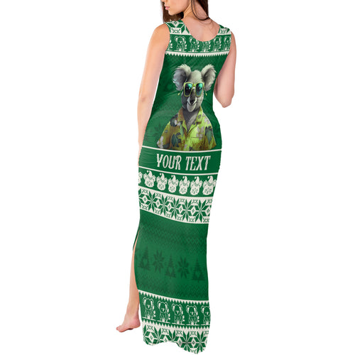 personalised-australia-koala-christmas-tank-maxi-dress-santa-koala-stay-cool