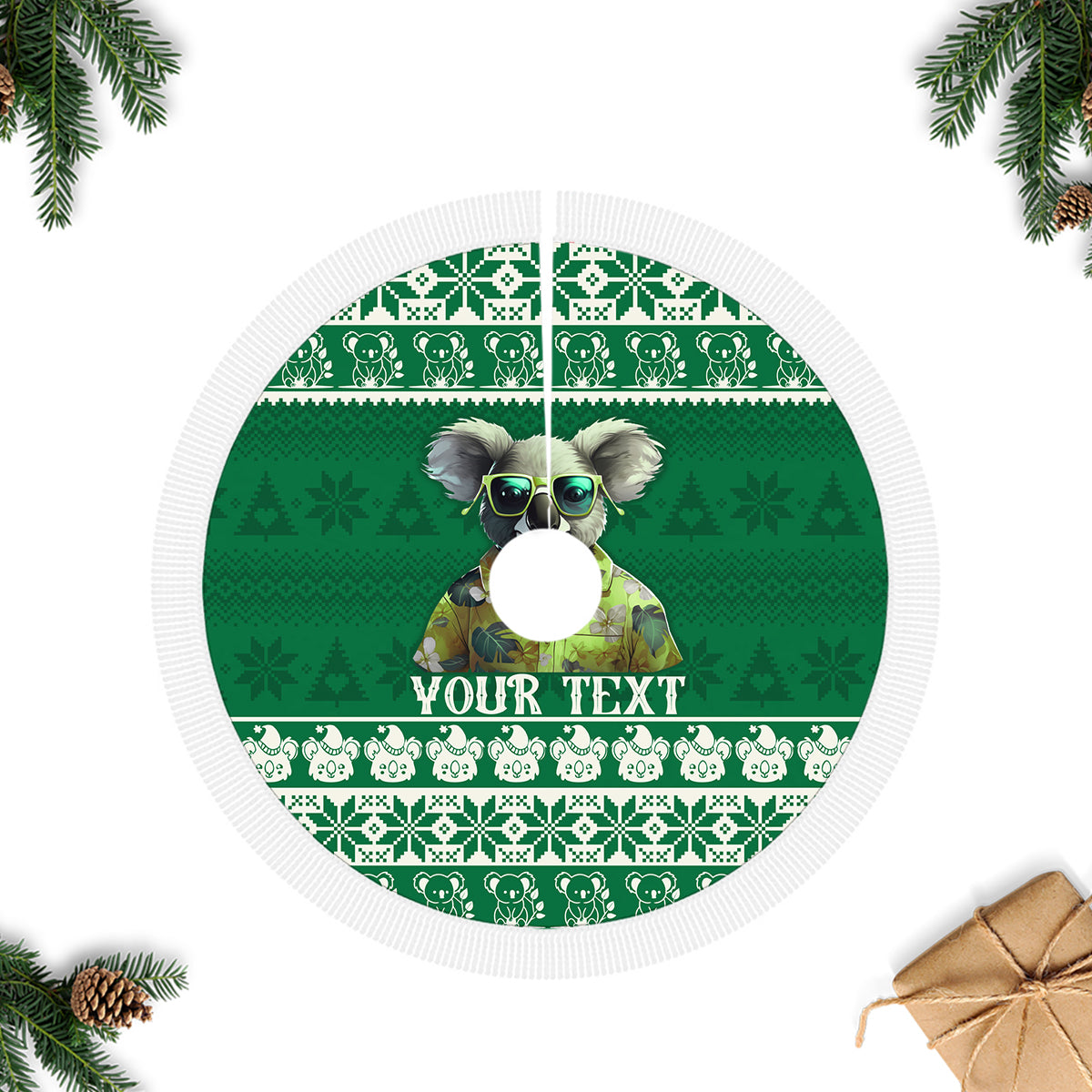 personalised-australia-koala-christmas-tree-skirt-santa-koala-stay-cool