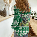 personalised-australia-koala-christmas-women-casual-shirt-santa-koala-stay-cool