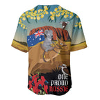 26 January One Proud Aussie Baseball Jersey Kangaroo and Koala Happy Australia Day