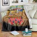 26 January One Proud Aussie Blanket Kangaroo and Koala Happy Australia Day