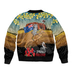26 January One Proud Aussie Bomber Jacket Kangaroo and Koala Happy Australia Day