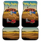 26 January One Proud Aussie Car Mats Kangaroo and Koala Happy Australia Day