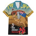 26 January One Proud Aussie Hawaiian Shirt Kangaroo and Koala Happy Australia Day