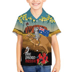 26 January One Proud Aussie Hawaiian Shirt Kangaroo and Koala Happy Australia Day