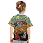 26 January One Proud Aussie Kid T Shirt Kangaroo and Koala Happy Australia Day