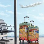 26 January One Proud Aussie Luggage Cover Kangaroo and Koala Happy Australia Day
