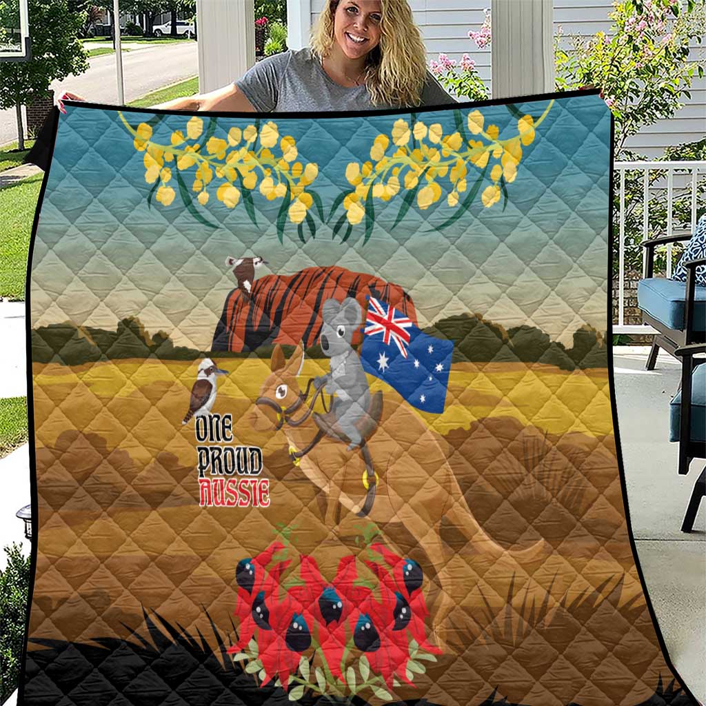 26 January One Proud Aussie Quilt Kangaroo and Koala Happy Australia Day