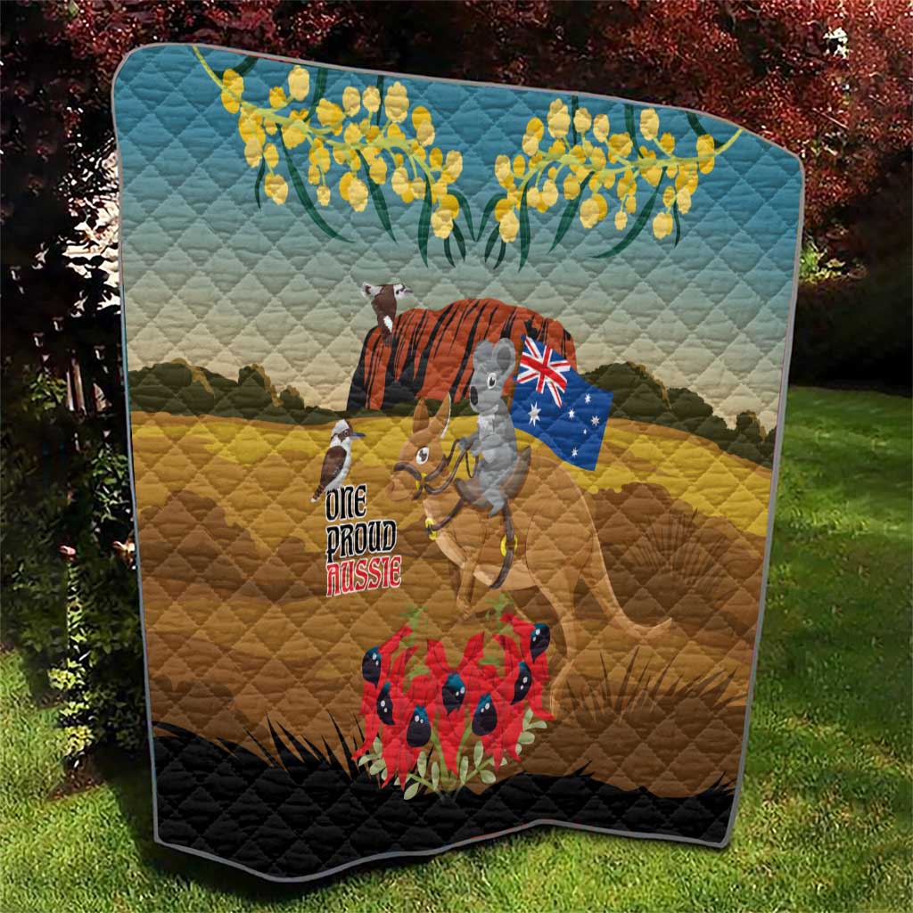 26 January One Proud Aussie Quilt Kangaroo and Koala Happy Australia Day