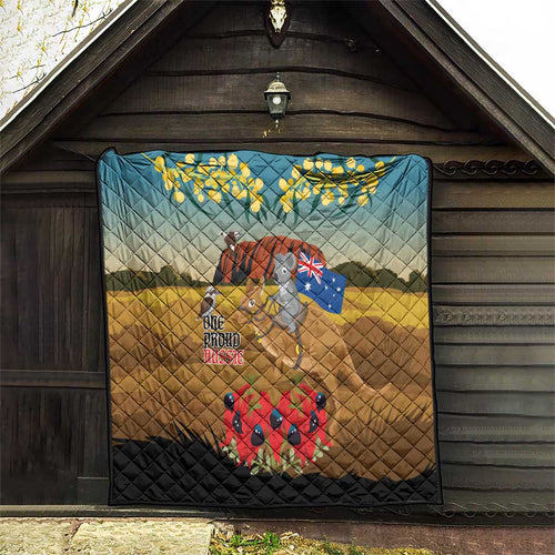 26 January One Proud Aussie Quilt Kangaroo and Koala Happy Australia Day