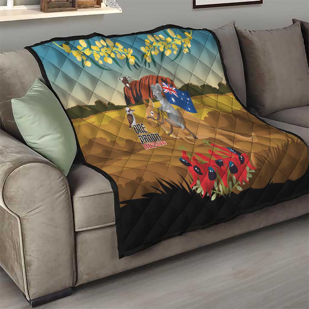 26 January One Proud Aussie Quilt Kangaroo and Koala Happy Australia Day