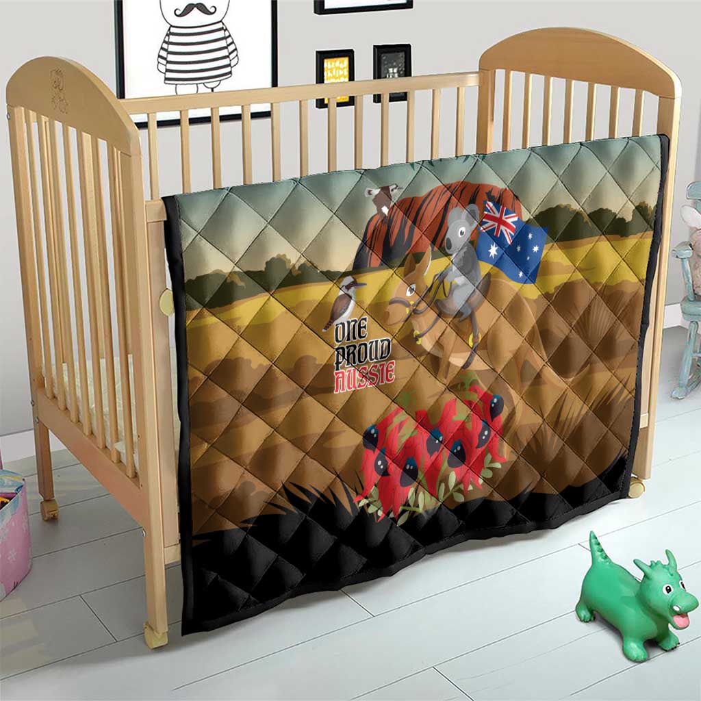 26 January One Proud Aussie Quilt Kangaroo and Koala Happy Australia Day