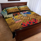 26 January One Proud Aussie Quilt Bed Set Kangaroo and Koala Happy Australia Day