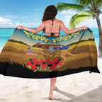 26 January One Proud Aussie Sarong Kangaroo and Koala Happy Australia Day