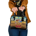 26 January One Proud Aussie Shoulder Handbag Kangaroo and Koala Happy Australia Day