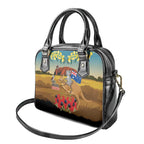 26 January One Proud Aussie Shoulder Handbag Kangaroo and Koala Happy Australia Day