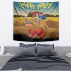 26 January One Proud Aussie Tapestry Kangaroo and Koala Happy Australia Day