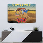 26 January One Proud Aussie Tapestry Kangaroo and Koala Happy Australia Day