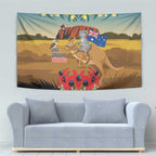 26 January One Proud Aussie Tapestry Kangaroo and Koala Happy Australia Day