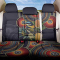 Aussie Honeyeaters Banksia Flowers Back Car Seat Cover Aboriginal Dots Painting