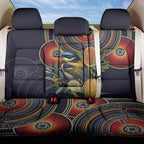 Aussie Honeyeaters Banksia Flowers Back Car Seat Cover Aboriginal Dots Painting