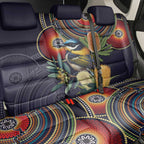 Aussie Honeyeaters Banksia Flowers Back Car Seat Cover Aboriginal Dots Painting