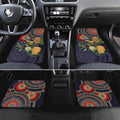 Aussie Honeyeaters Banksia Flowers Car Mats Aboriginal Dots Painting