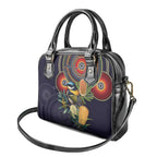 Aussie Honeyeaters Banksia Flowers Shoulder Handbag Aboriginal Dots Painting
