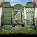 Aussie Kokaburra Golden Wattle Back Car Seat Cover Aboriginal with National Color