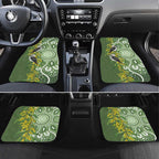 Aussie Kokaburra Golden Wattle Car Mats Aboriginal with National Color