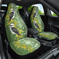 Aussie Kokaburra Golden Wattle Car Seat Cover Aboriginal with National Color