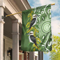 Aussie Kokaburra Golden Wattle Garden Flag Aboriginal with National Color