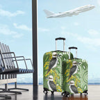 Aussie Kokaburra Golden Wattle Luggage Cover Aboriginal with National Color