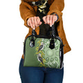 Aussie Kokaburra Golden Wattle Shoulder Handbag Aboriginal with National Color