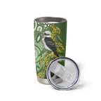 Aussie Kokaburra Golden Wattle Tumbler Cup Aboriginal with National Color