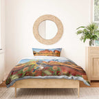 Australia Native Bird Uluru Ayers Rock Bedding Set