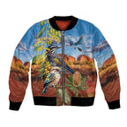 Australia Native Bird Uluru Ayers Rock Bomber Jacket