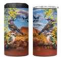 Australia Native Bird Uluru Ayers Rock 4 in 1 Can Cooler Tumbler