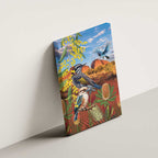 Australia Native Bird Uluru Ayers Rock Canvas Wall Art