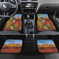 Australia Native Bird Uluru Ayers Rock Car Mats